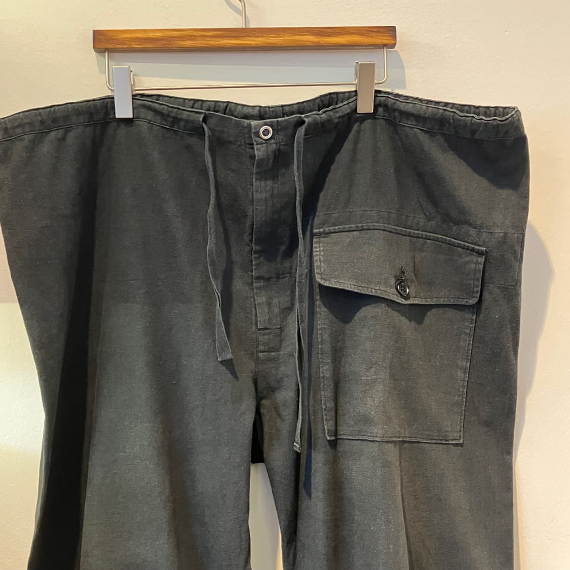 SNOW PEAK SAFARI LINEN PANTS (BLACK) 상품이미지3