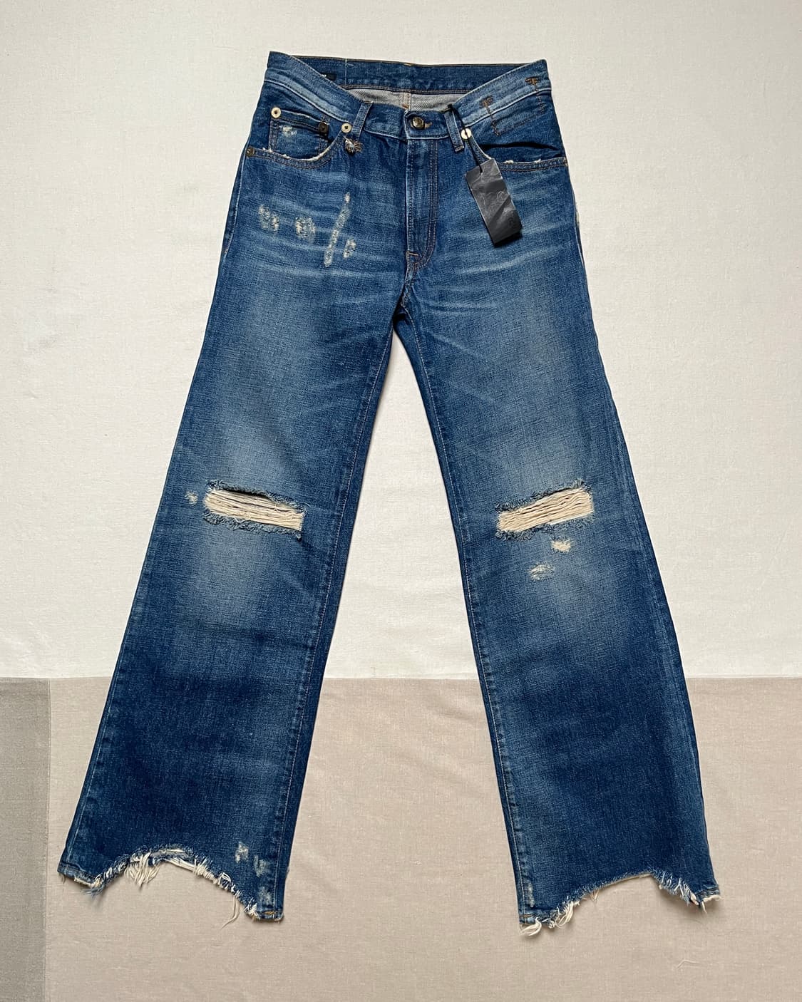 R13 jane 플레어 데미지 데님 팬츠 제인  상품이미지1