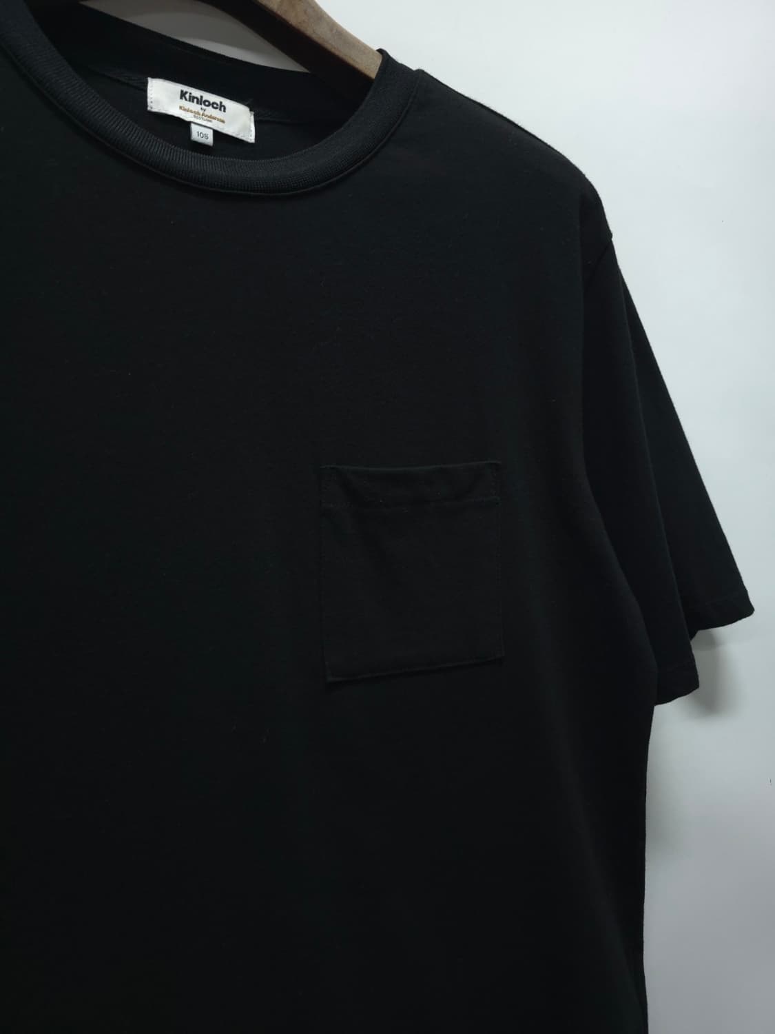 킨록 바이 킨록앤더슨 블랙 포켓 반팔 티셔츠 105 상품이미지6