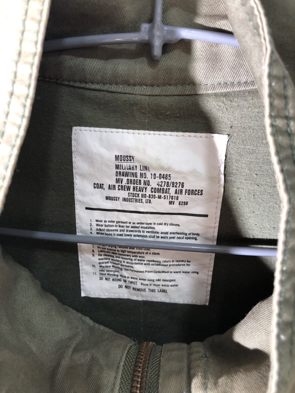 moussy 밀리터리 필드 자켓 상품이미지3