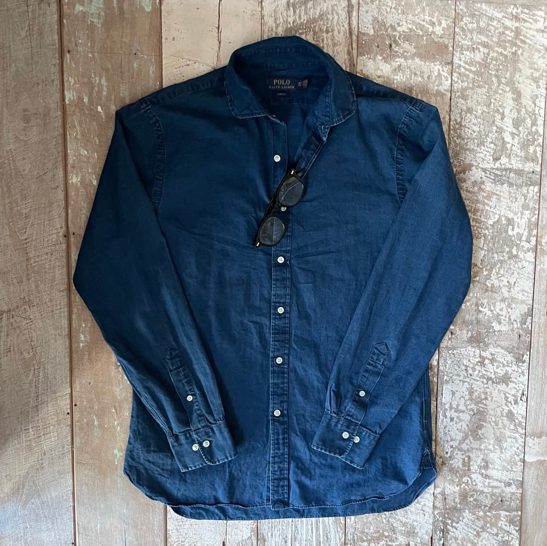 Polo Ralph Lauren Slim Fit Navy Cotton S 상품이미지1