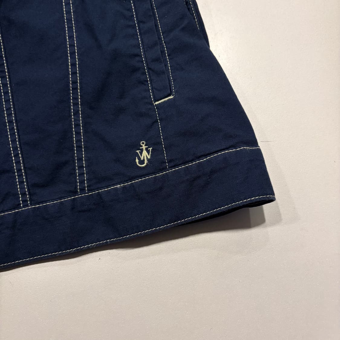 [2XL] 유니클로 JW앤더슨 네이비 트러커 코튼 자켓 D444 상품이미지6