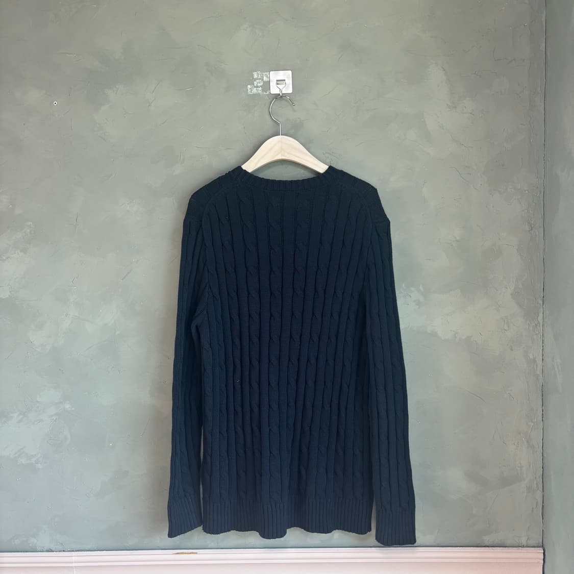 폴로 랄프로렌 꽈배기 니트 블랙 상품이미지5