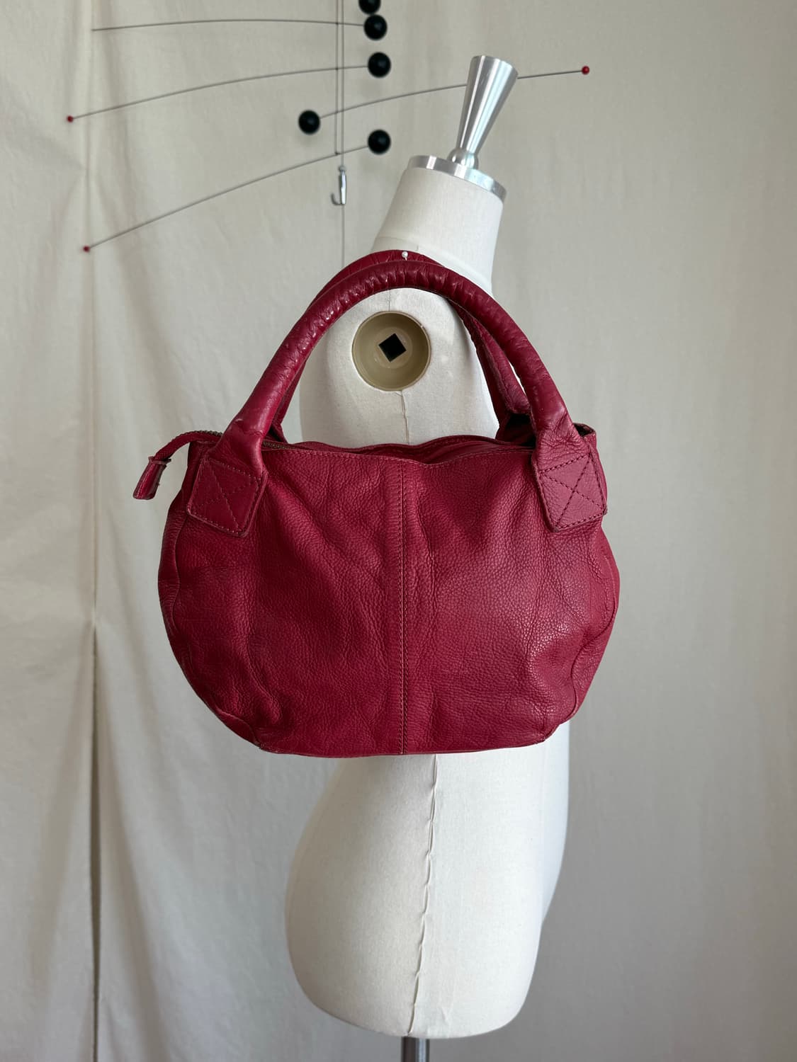 cours de couleur 소프트 레더 백 상품이미지5