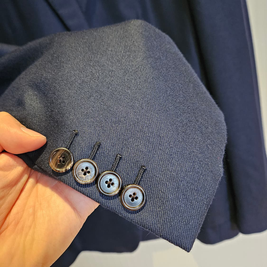 Caruso 캐시미어 100% 네이비 자켓 / 105~110 상품이미지6