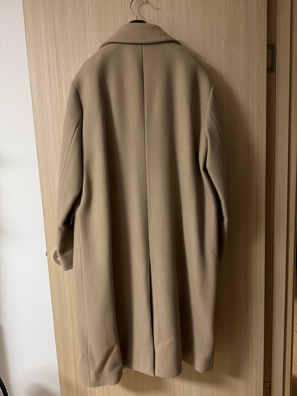 소신(SOCIN) 멜튼 울 수티앵 코트 베이지 M 팔아요! 상품이미지3