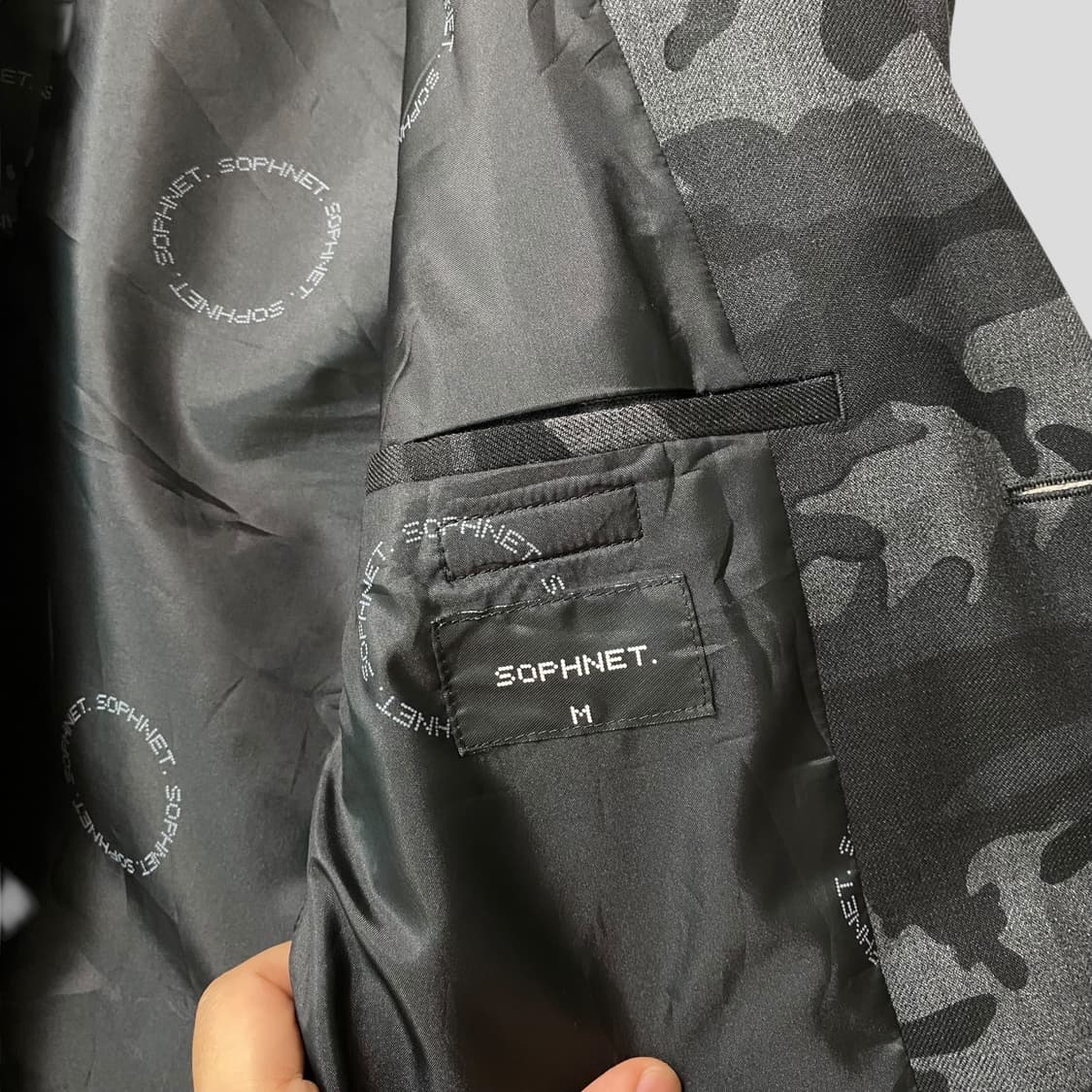 (M)SOPHNET 소프넷 카모플라쥬 테일러드 자켓 상품이미지5