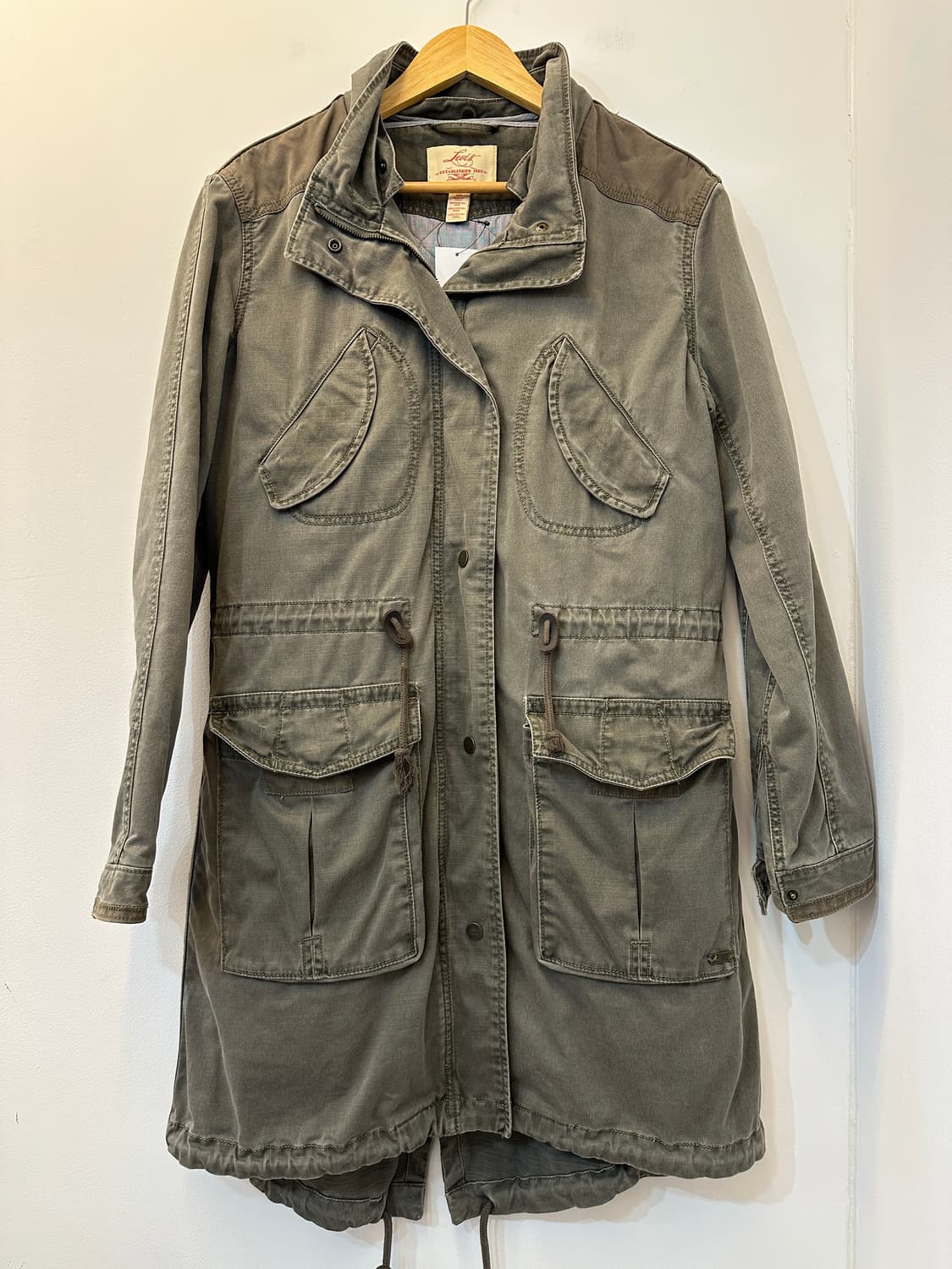 M) 리바이스 카키 야상 점퍼  상품이미지1