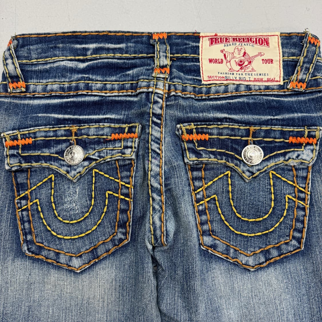 트루릴리전 Y2K 빌리빅티 스티치 데님팬츠 상품이미지5