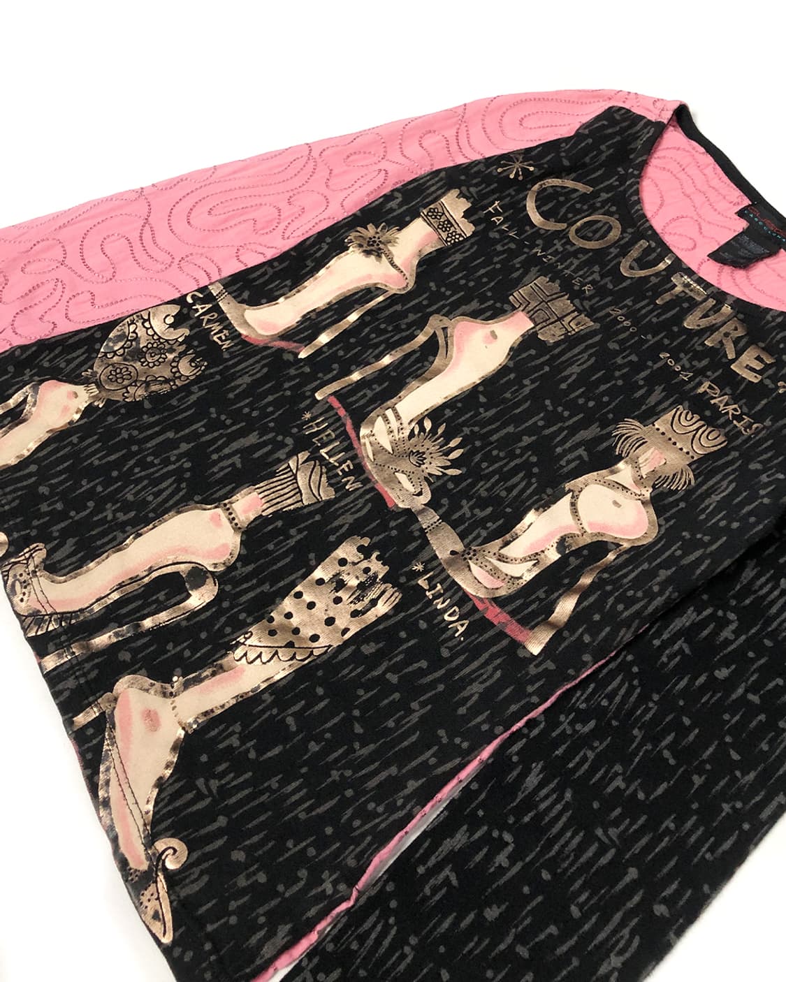 Custo Barcelona 하이힐 일러스트 롱 슬리브리스 상품이미지6