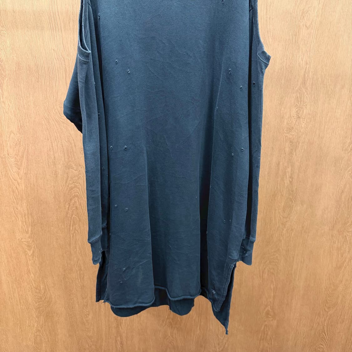 디젤 오프숄더 롱원피스 컷아웃 숄더 디스트로이드 디테일 다크 그레이 상품이미지5