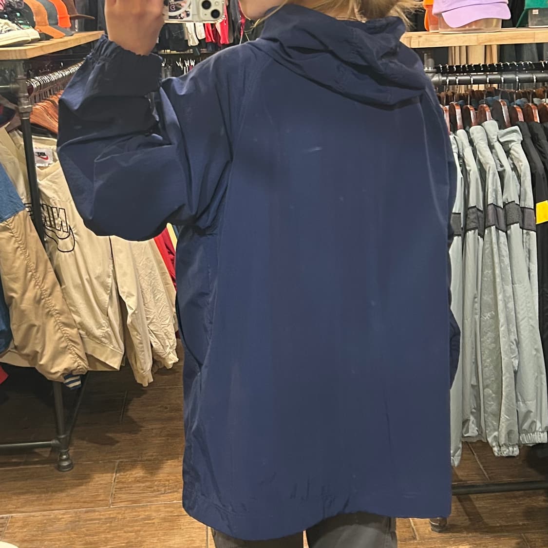 [HI] 나이키 후드 아노락 네이비 상품이미지5