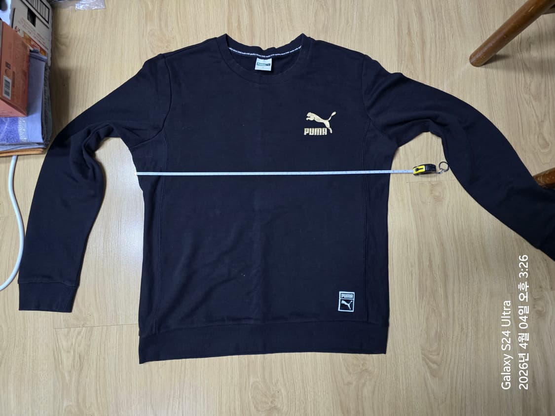 푸마 블랙 맨투맨 XL 사이즈 상품이미지1