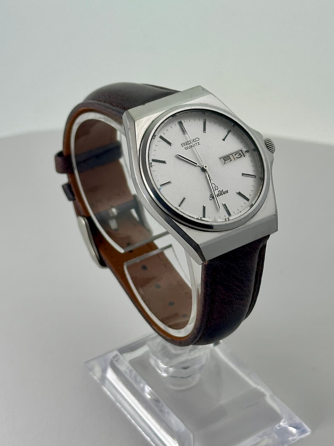 Seiko Vintage 세이코 실버웨이브 데이데이트 시계 상품이미지4