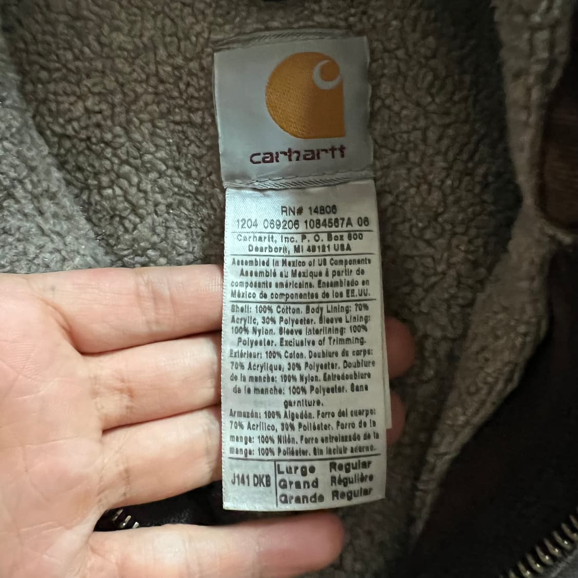 [CARHARTT] 칼하트 시에라자켓 J141 DKB 상품이미지2