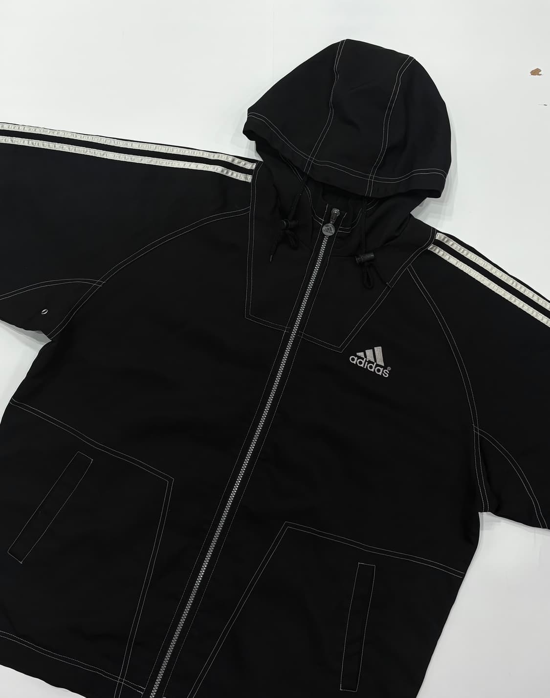 adidas 아디다스 빈티지 블랙 스티치 져지 상품이미지2