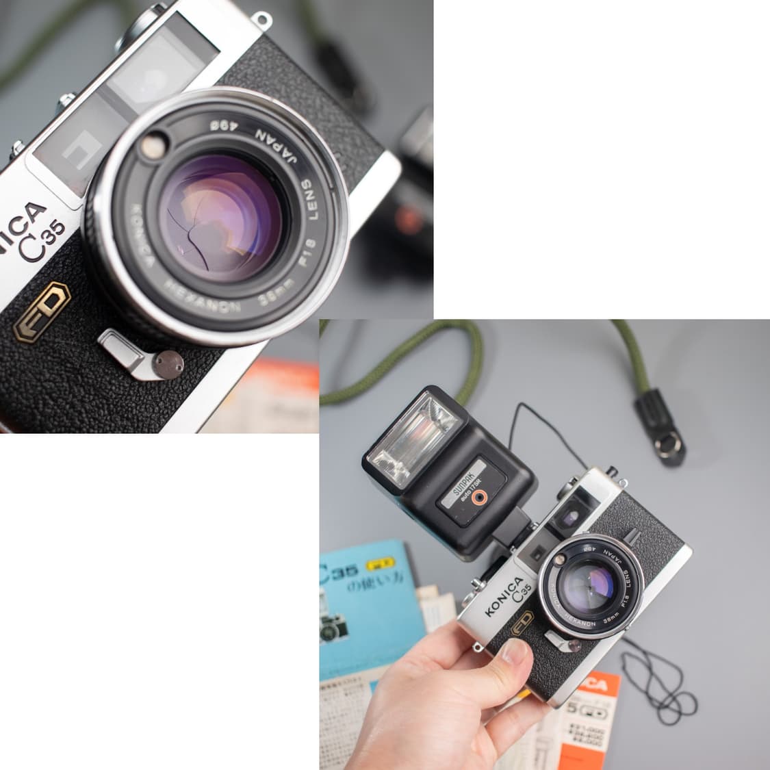 필름카메라 코니카 c35fd (전체 오버홀완료 보증6개월) 상품이미지2