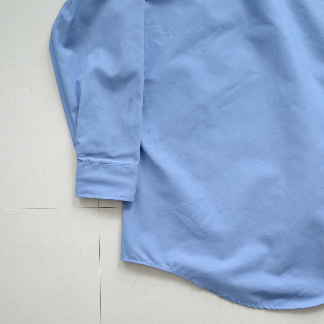 90s 랭글러 레드캡 MADE IN USA 워크셔츠 블루 100 상품이미지9