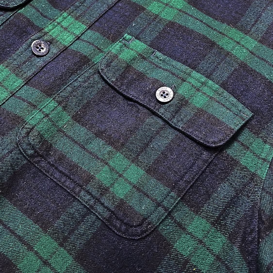 엘엘빈 타탄체크 플란넬 포켓 셔츠 상품이미지4