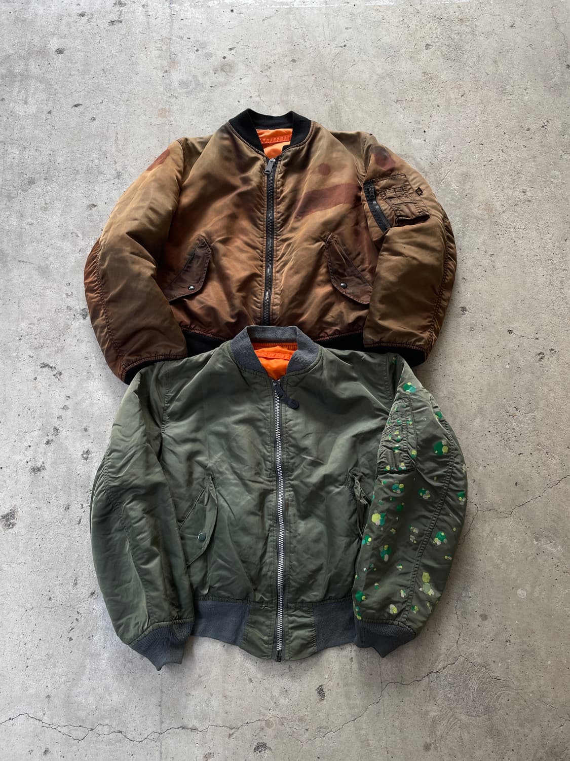 90s AlphaIndustries Custom MA-1(USAMade) 상품이미지1