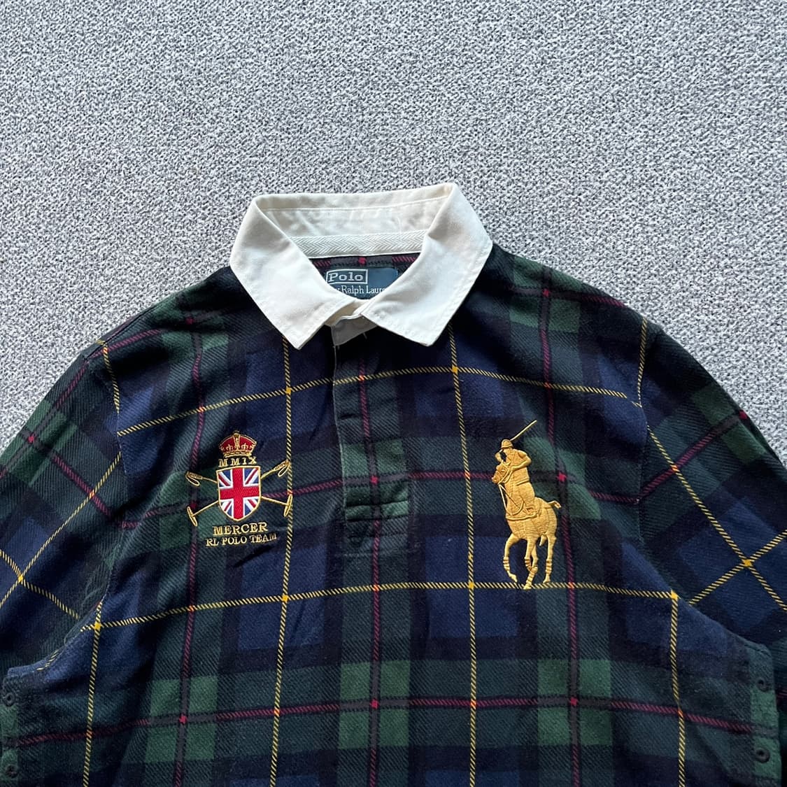 폴로 랄프로렌 체크 럭비 셔츠 상품이미지2