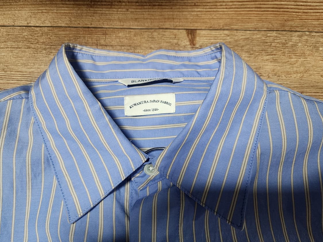 [4] 블랭크룸 스트라이프 셔츠 재스퍼 블루 상품이미지5