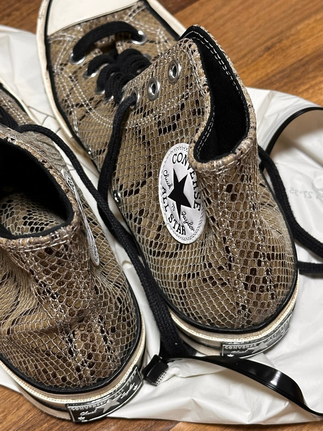 컨버스 척 하이 스네이크스킨 상품이미지2