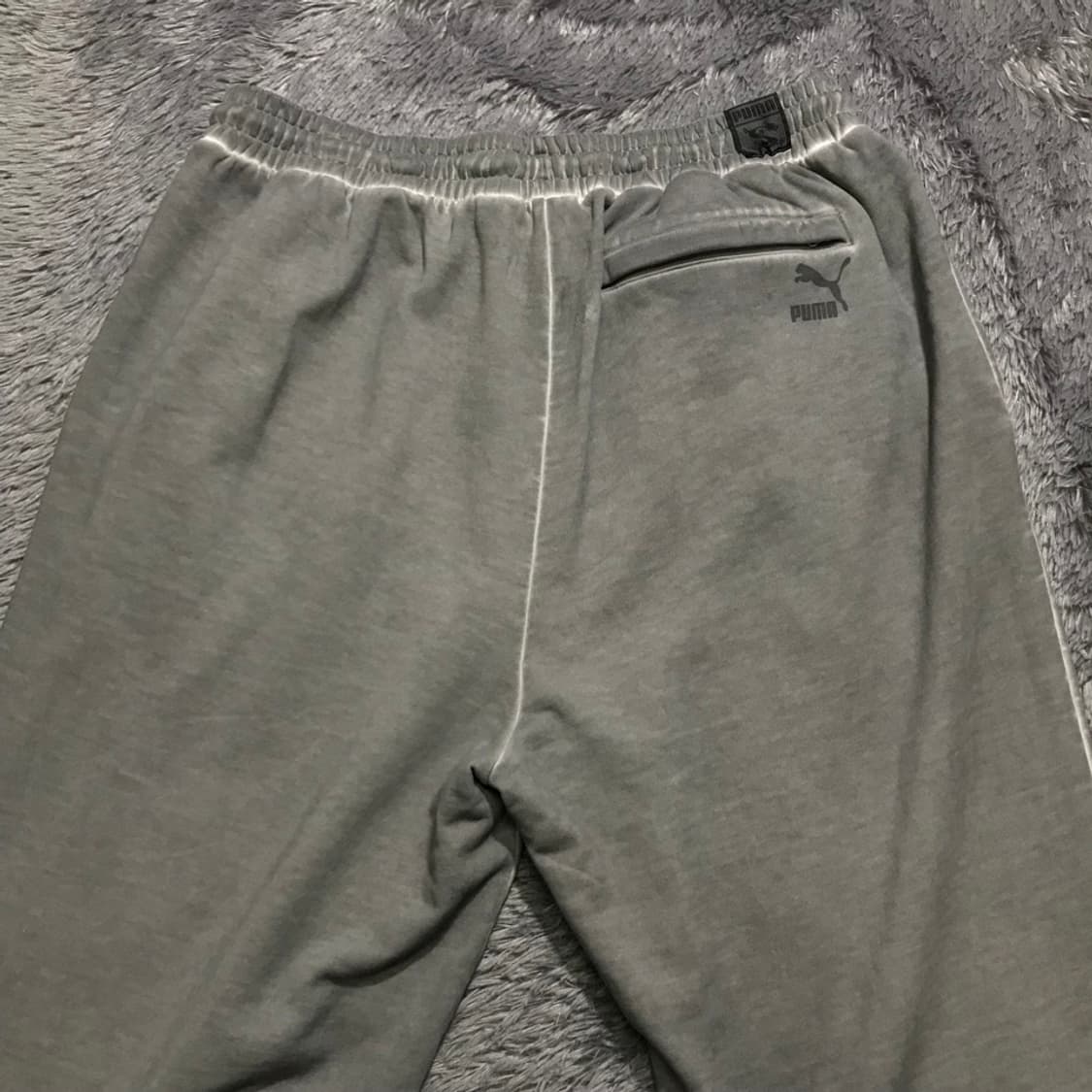 [[XL, A급] 푸마(PUMA) x STAPLE 가먼트다잉 스웻 팬츠 상품이미지3