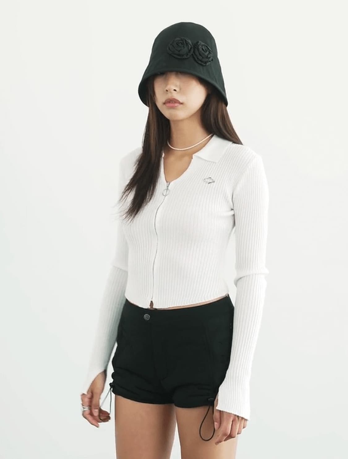 미스치프 니티드 롱슬리브 화이트 (s) 상품이미지2