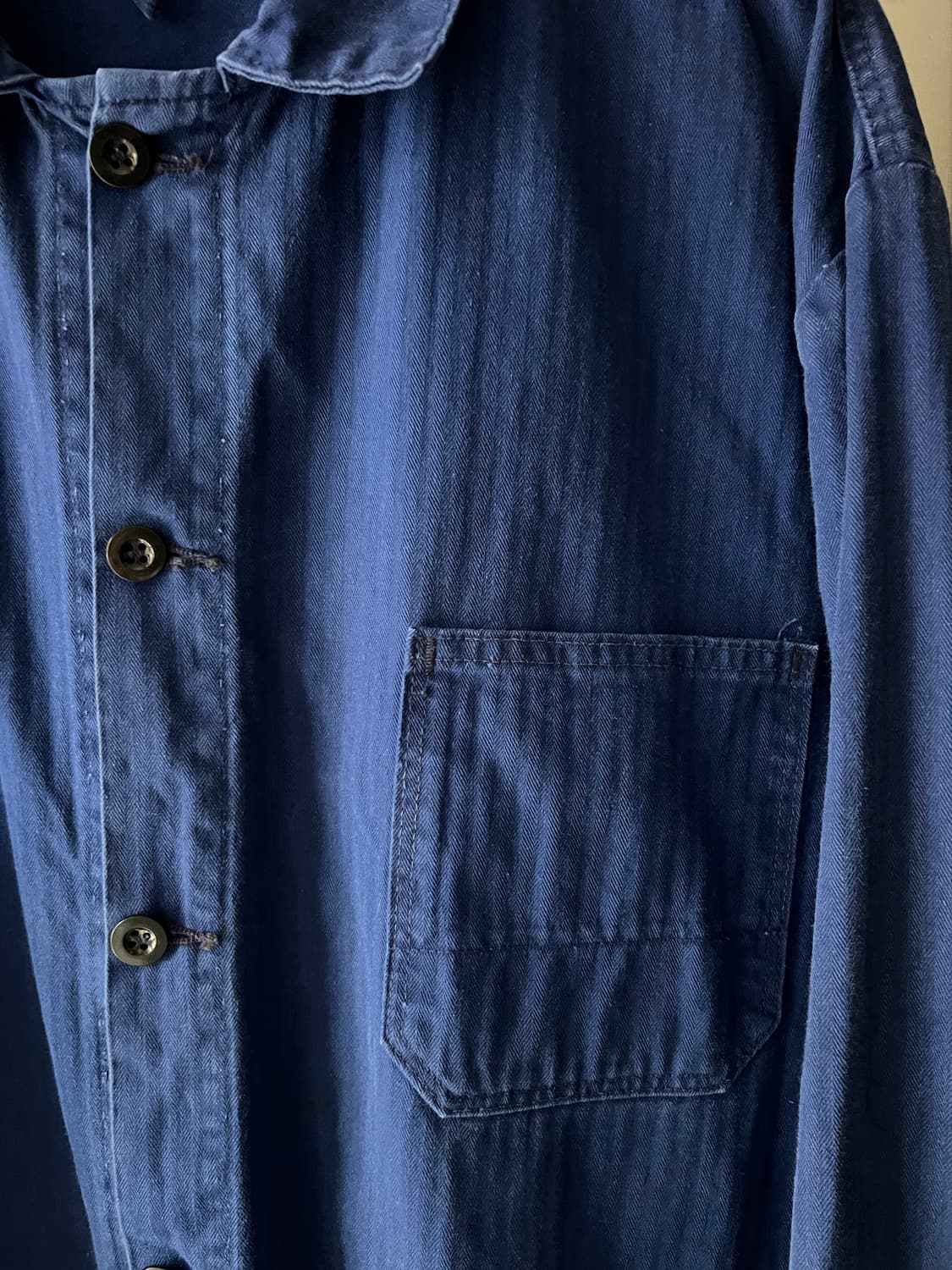 [XL]90's 빈티지 MERK 사 HBT 프렌치 워크자켓 상품이미지3