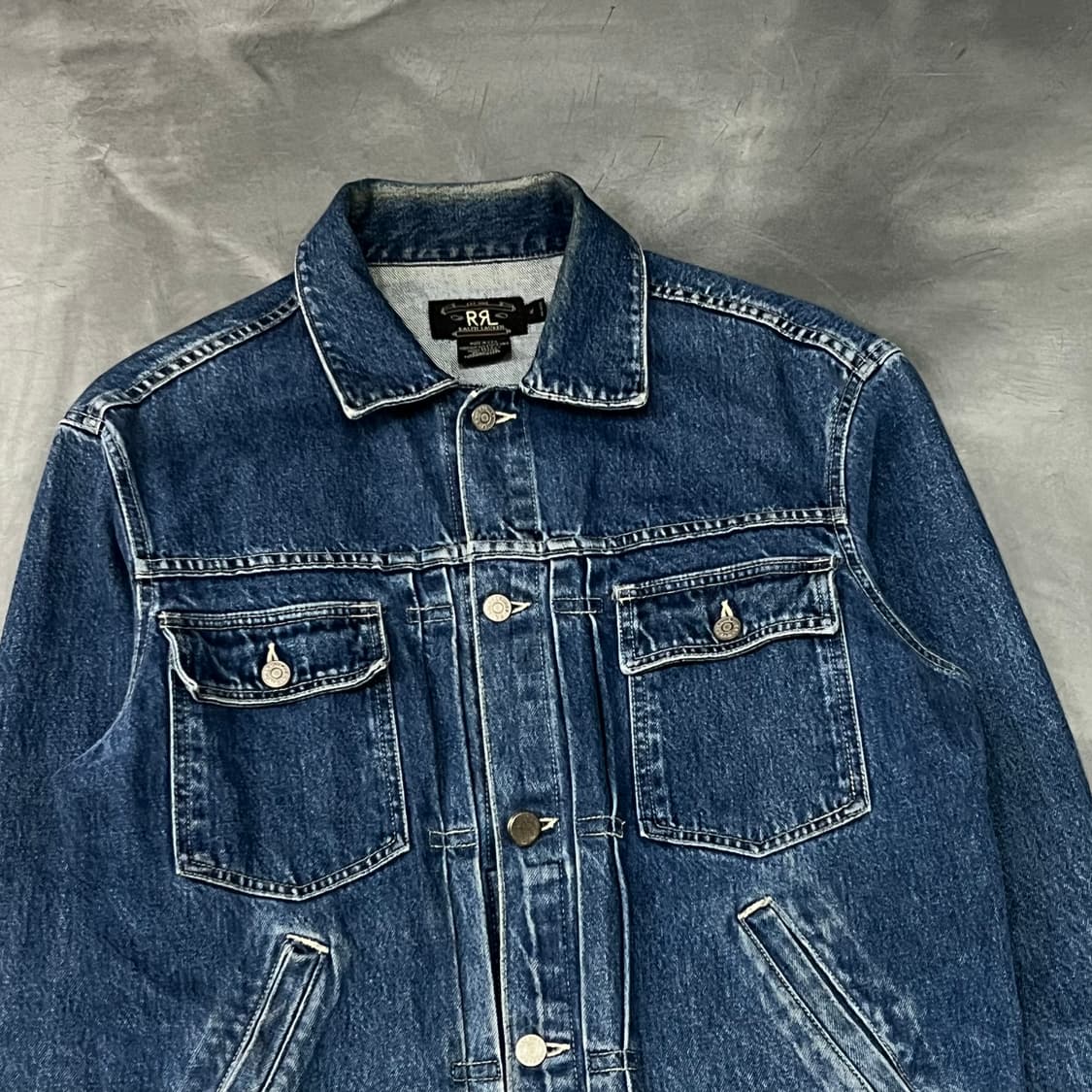  더블알엘 데님 트러커 자켓 y15733 상품이미지3