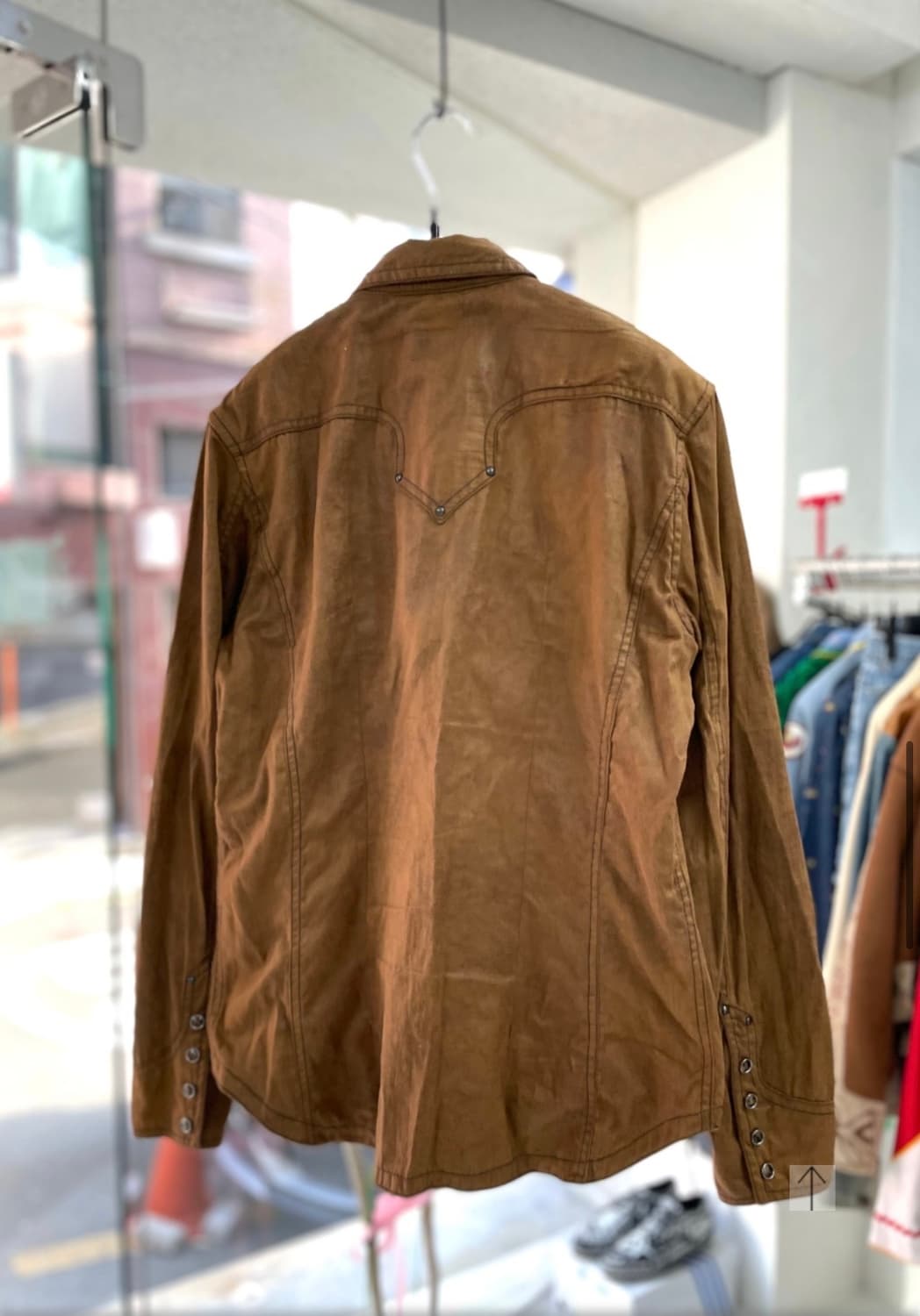 NICOLECLUB 스터드 웨스턴 셔츠 상품이미지4