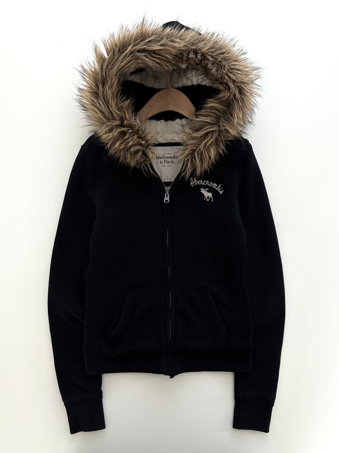 Abercrombie & Fitch 아베크롬비 앤 피치 딥네이비 컬러 울 상품이미지4