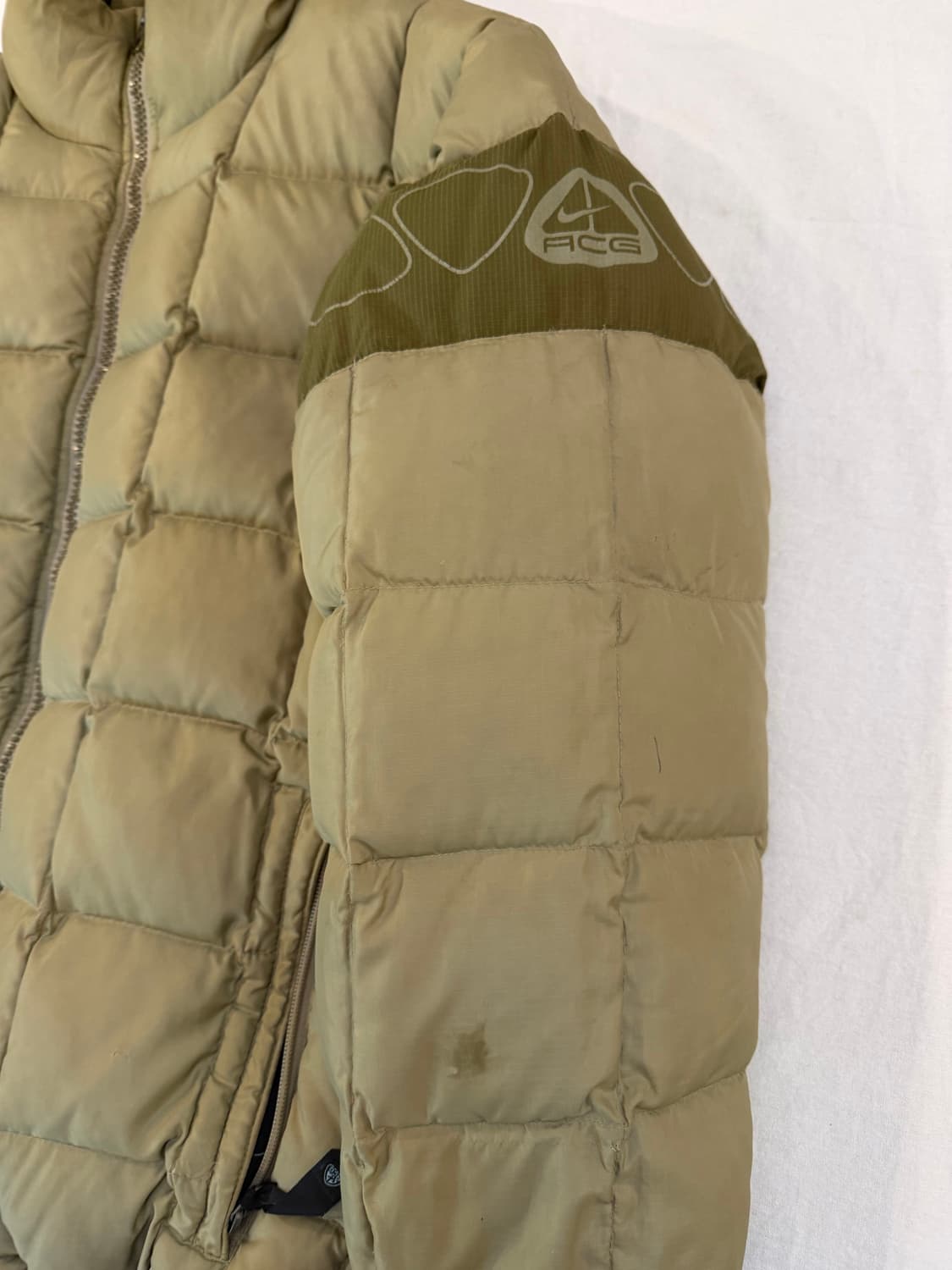 00s 나이키 ACG 아카이브 리버시블 다운 패딩 카키 상품이미지3