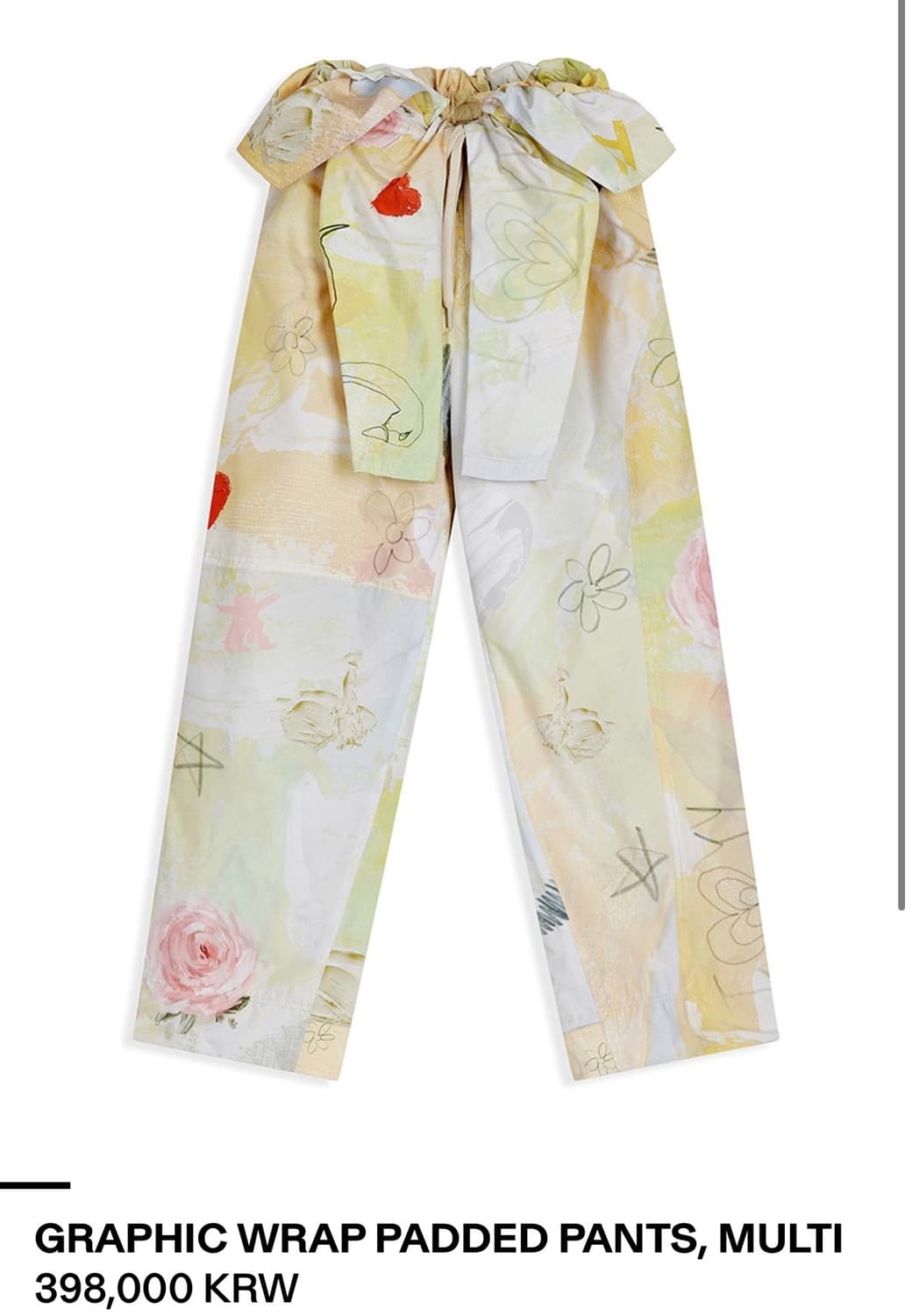 오픈와이와이 팬츠 GRAPHIC WRAP PADDED PANTS, MUL 상품이미지3