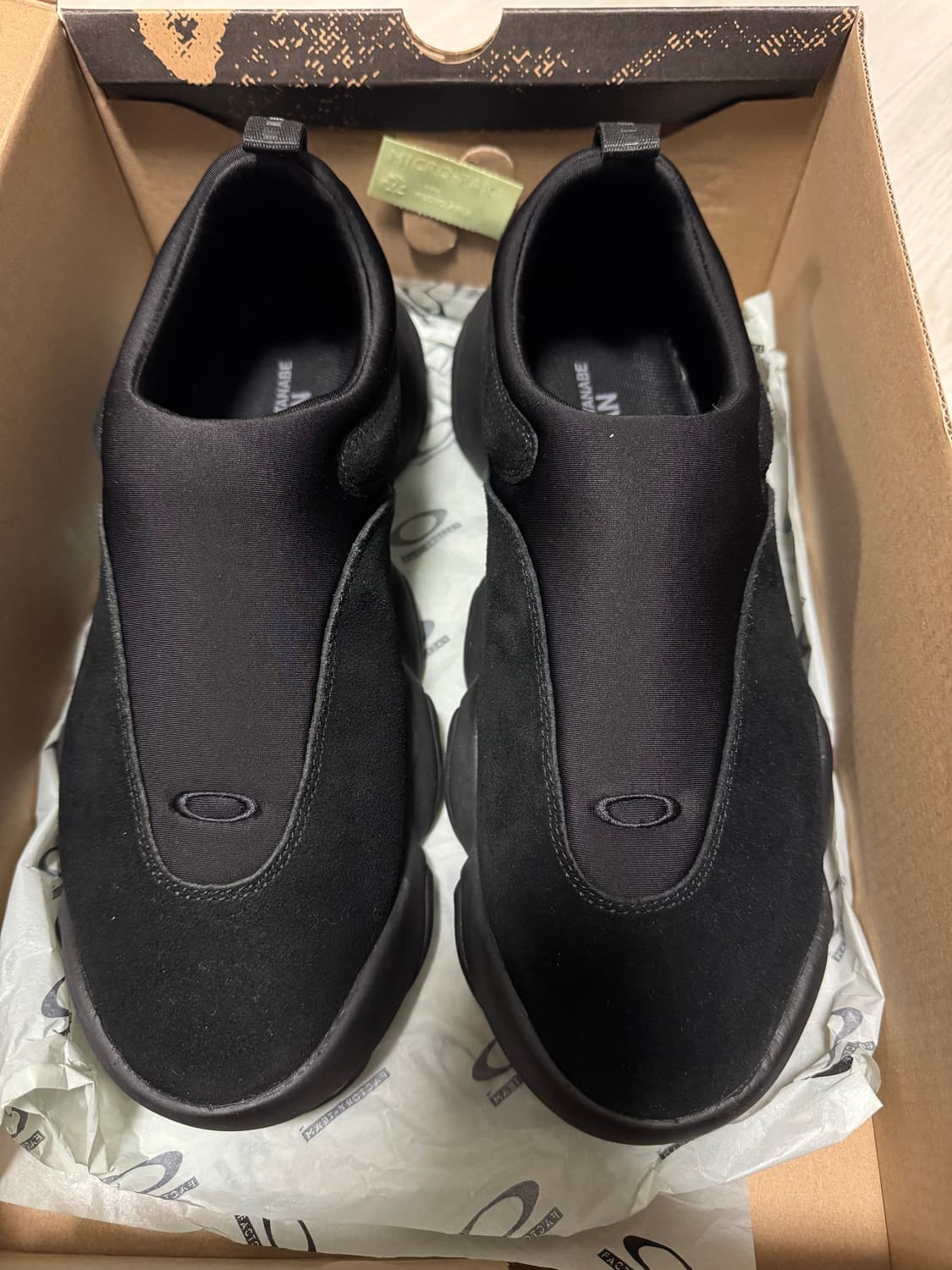 오클리 팩토리 팀 x 준야 와타나베 맨 스웨이드 플래시 블랙 상품이미지6