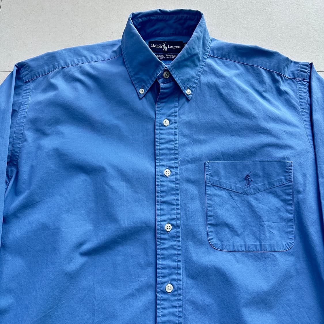 90s 폴로 랄프로렌 더 빅 셔츠 블루 (The Big Shirt) 상품이미지2