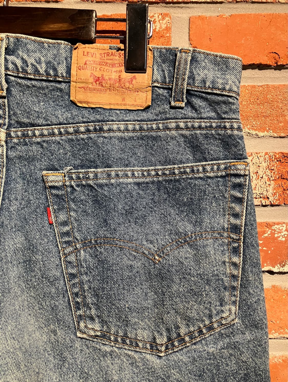 80s USA 빈티지 리바이스 505 데님 팬츠 상품이미지6