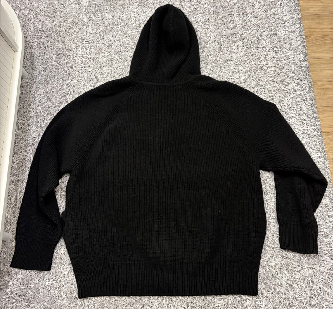 (3) 포터리 하프집업 후드 니트 블랙 / 포터리 니트집업 상품이미지2