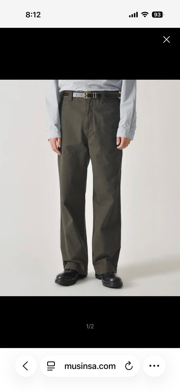 로파이 설리반 오피서 치노 팬츠 빈티지 올리브 M 사이즈 상품이미지1