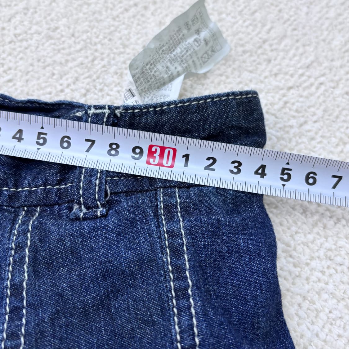 M 에잇세컨즈 플레어 데님 스커트  0306E 상품이미지8