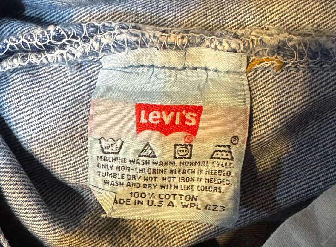 90s usa 빈티지 리바이스 501 데님 36(34~35) (598) 상품이미지4