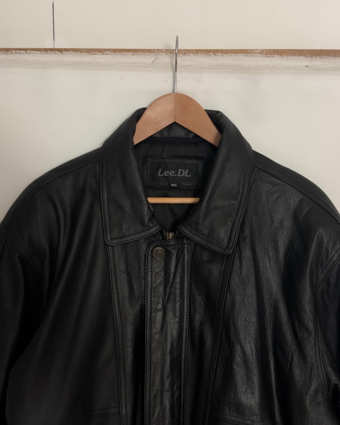 [Vintage] Cowhide Leather Jacket 상품이미지4