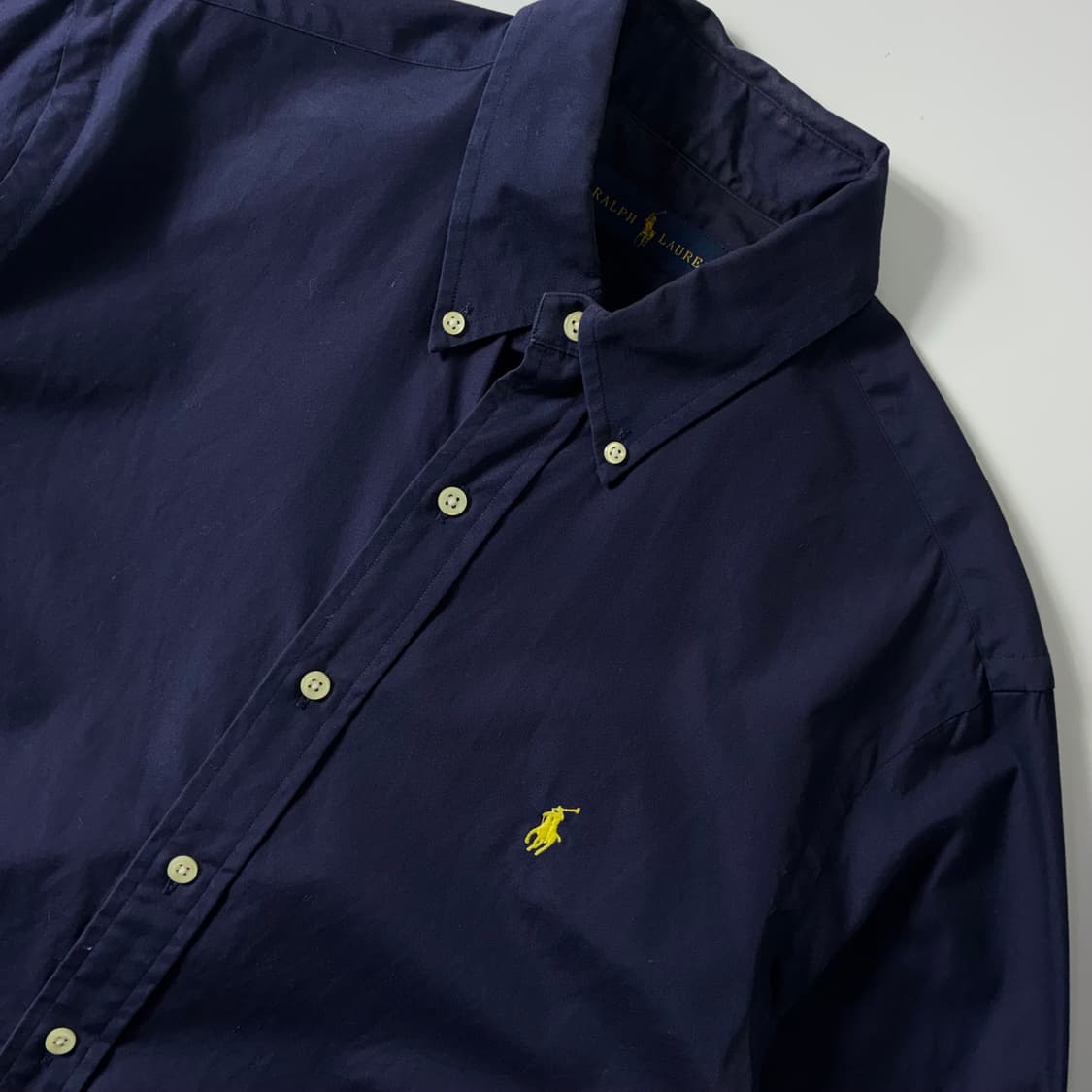 Polo  폴로 랄프로렌 자수 코튼 네이비 옥스퍼드 셔츠  상품이미지3