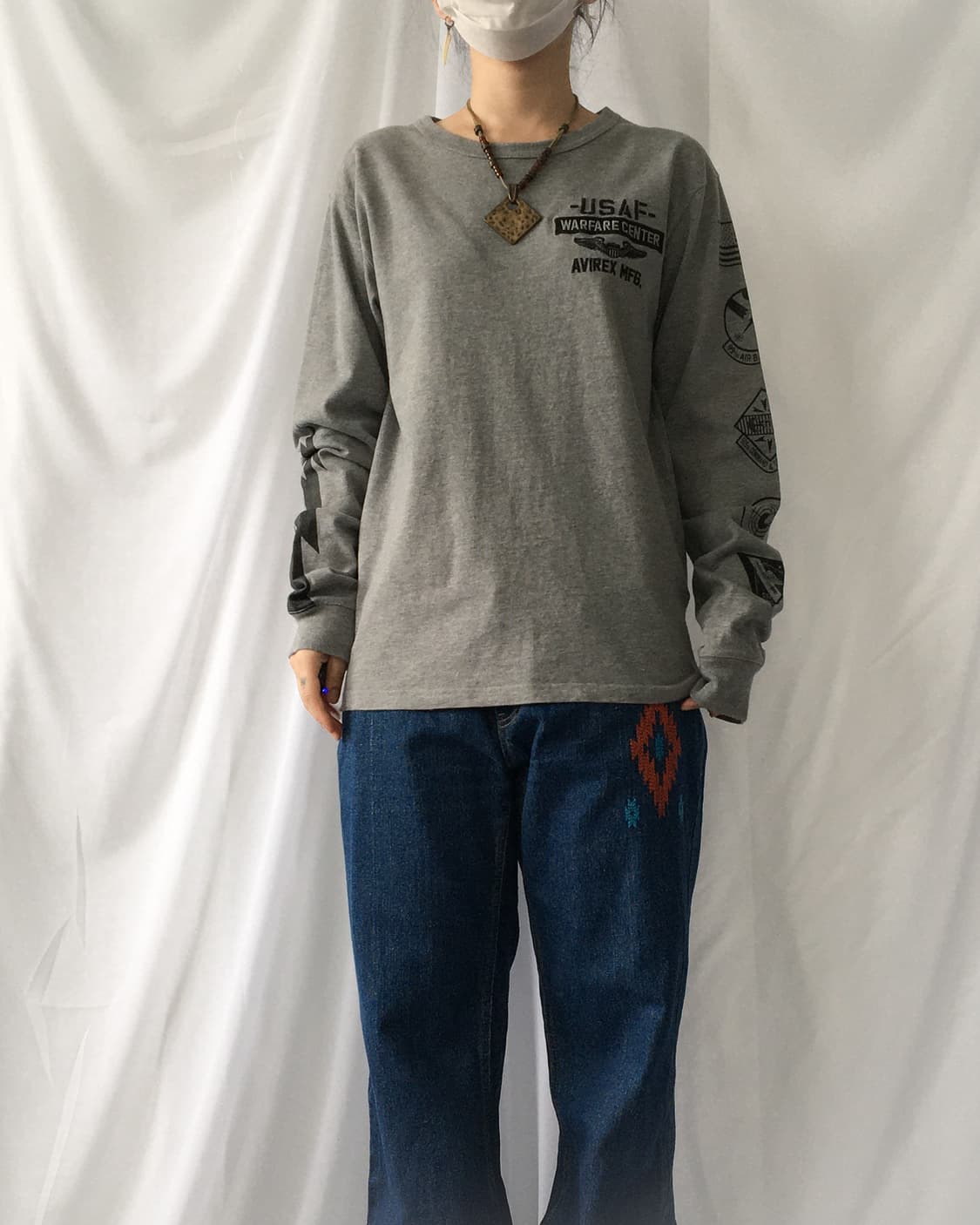 Avirex sleeve 상품이미지1