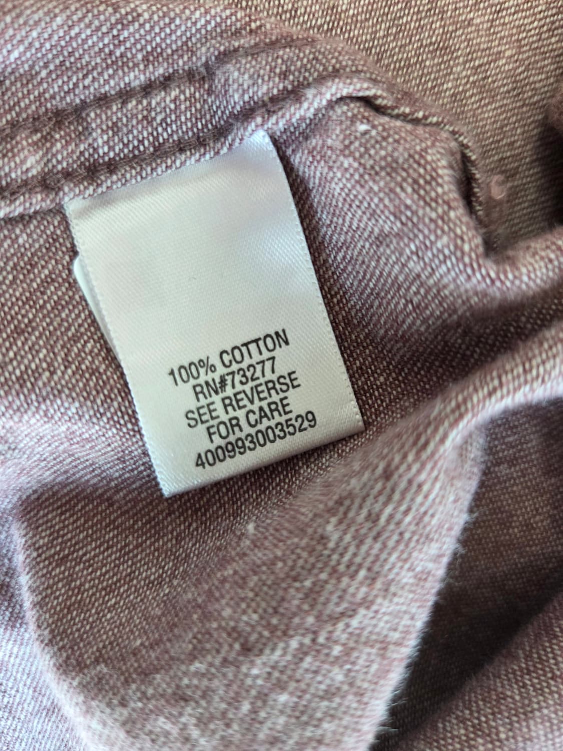 칼하트 데님 셔츠 버건디 2XL 상품이미지6