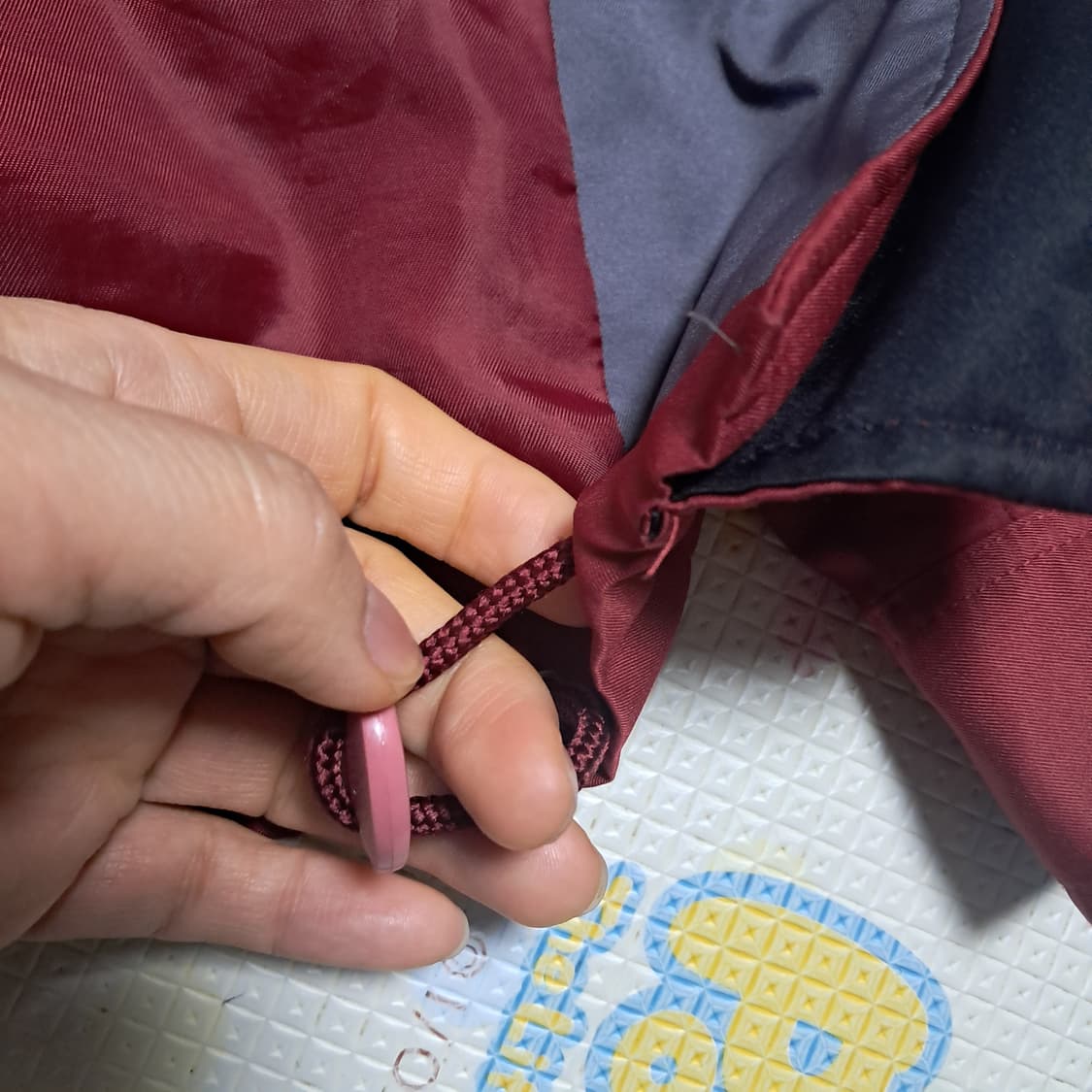 정품 입생로랑 YSL 빈티지 자켓 블루종 집업 점퍼 95 상품이미지5