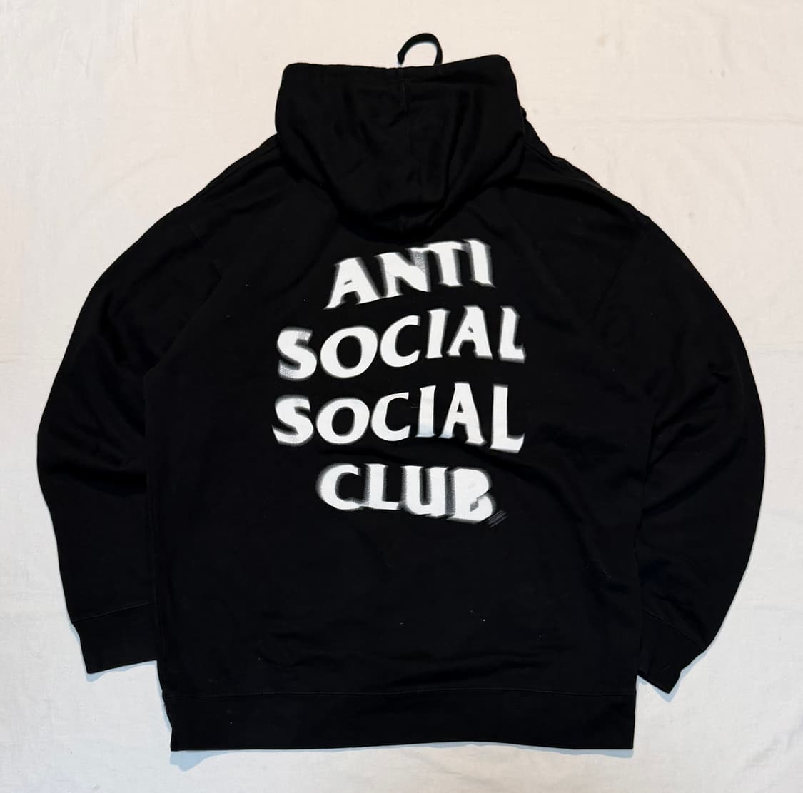 안티소셜소셜클럽 no self control 후드티 블랙 상품이미지1