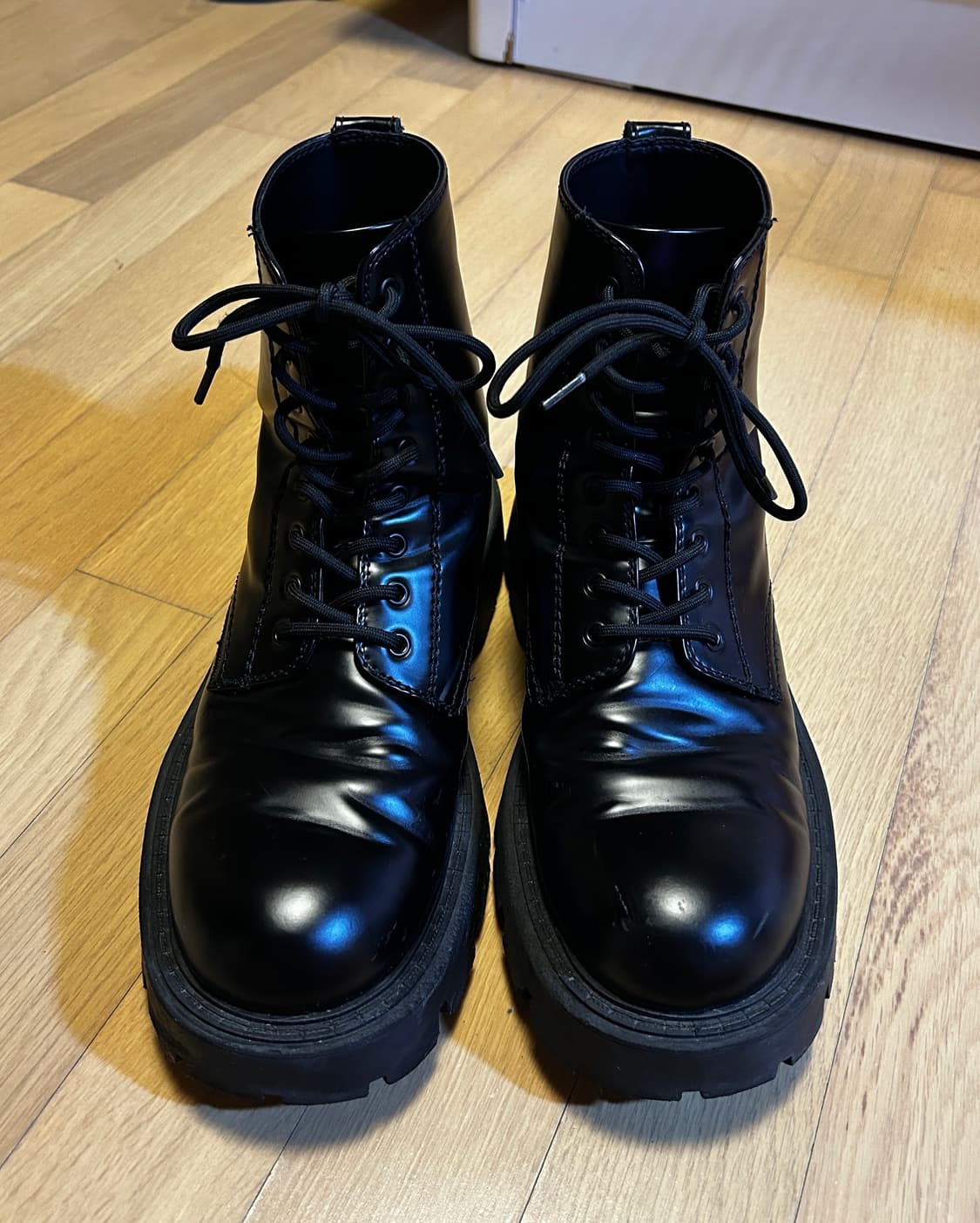 ZARA 블랙 워커 41(265) 상품이미지1