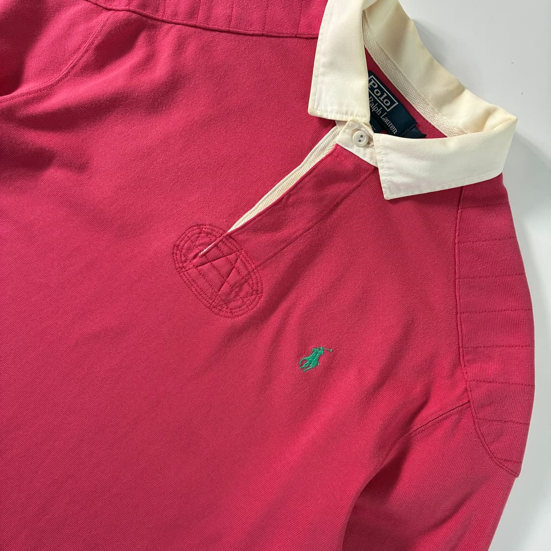 Polo 폴로 랄프로렌 그런지 핑크 럭비 옐로우 럭비티 상품이미지3